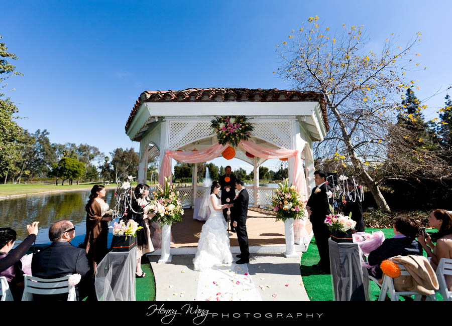 Almansor Court Wedding Ceremony + San Gabriel Hilton Photos + Capital Seafood Wedding Reception