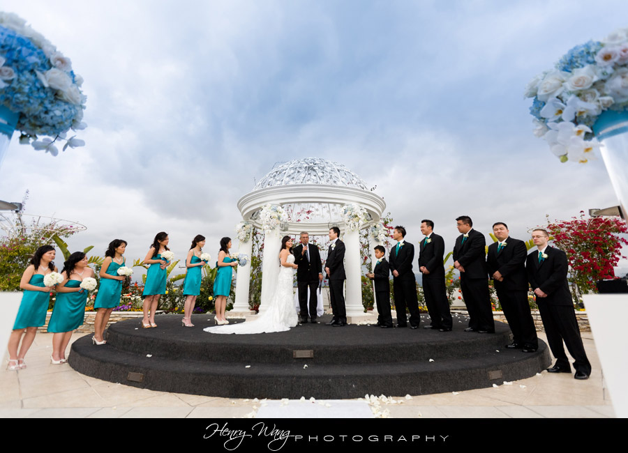 Hilton-Wedding-San-Gabriel-Hilton-Roof-Top-Wedding-Ceremony-Reception-Photography