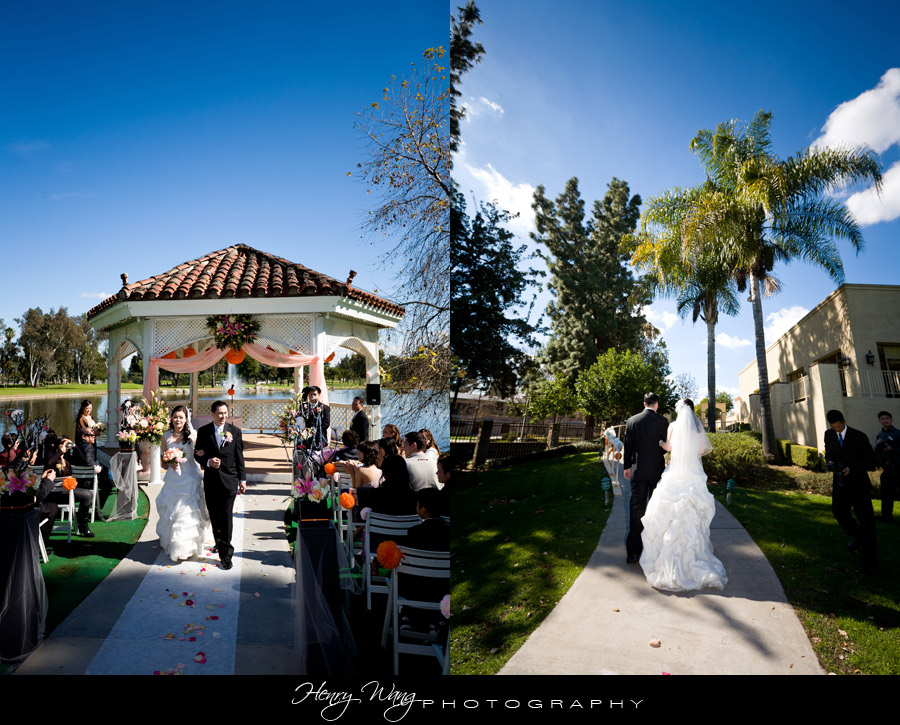 Almansor Court Wedding Ceremony + San Gabriel Hilton Photos + Capital Seafood Wedding Reception