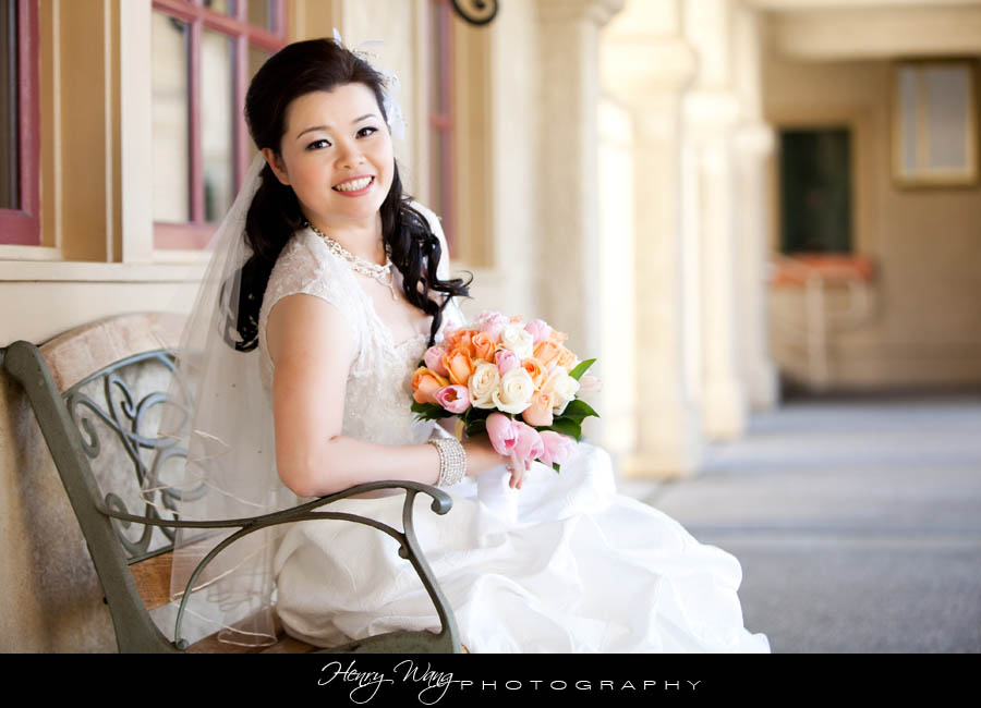 Almansor Court Wedding Ceremony + San Gabriel Hilton Photos + Capital Seafood Wedding Reception