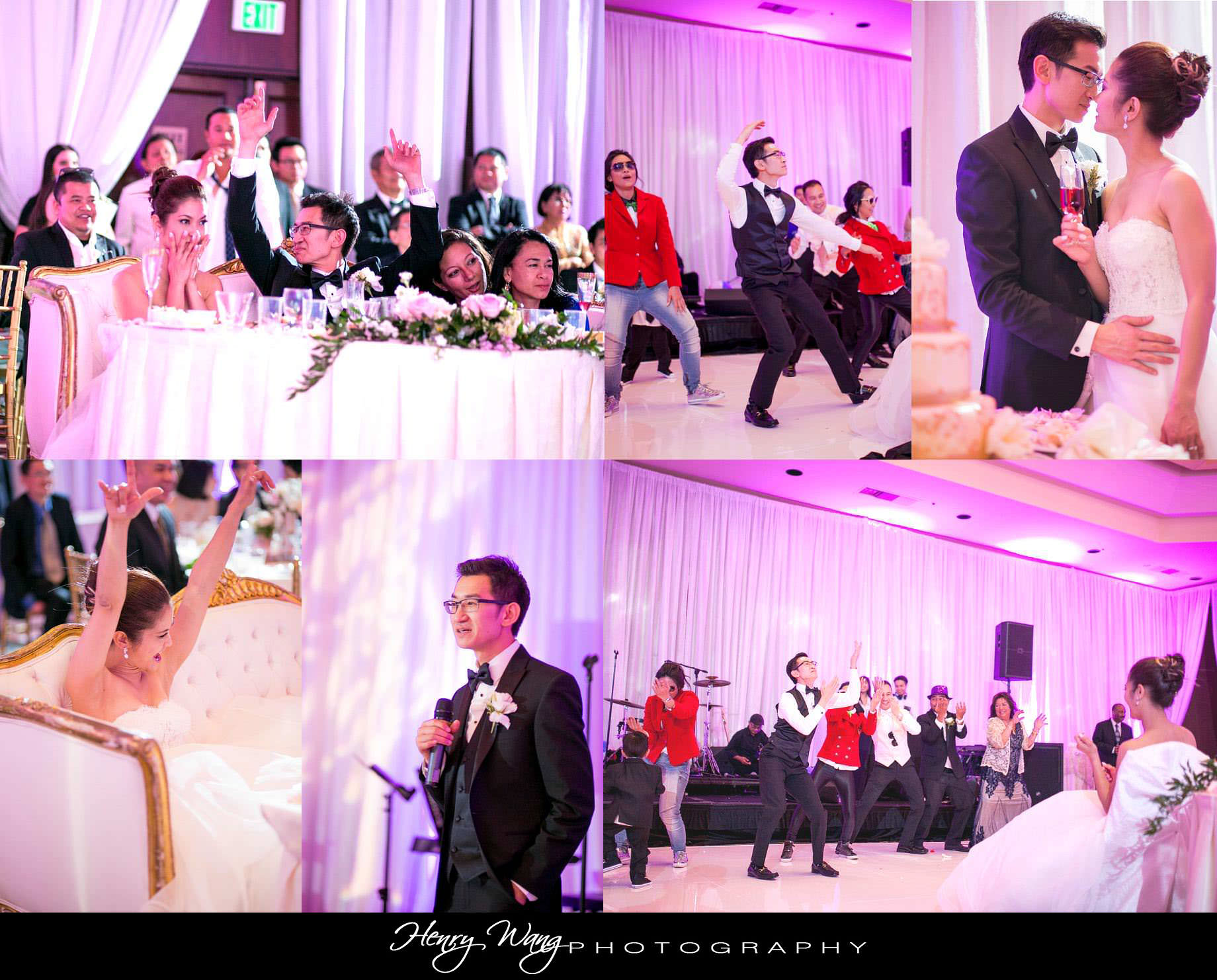 Thai Wedding Water Ceremony Hilton Universal Studios Vintage Wedding Reception Photo
