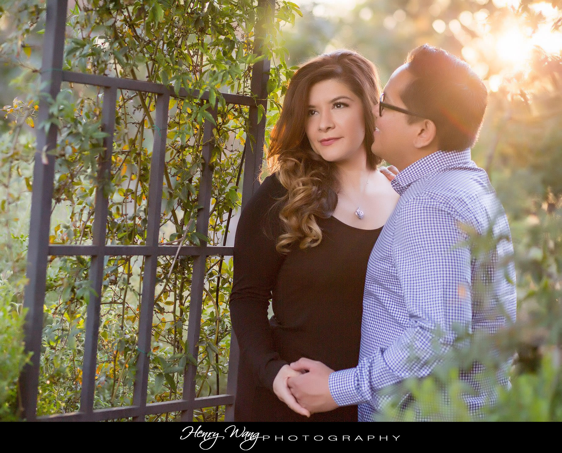 Mini Golf Park and Old Town Pasadena Sunset Engagement Session Photos